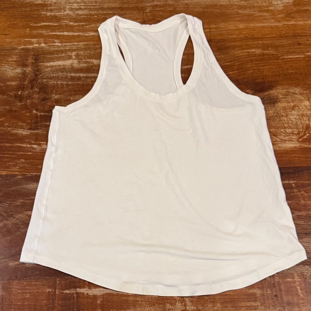 Lululemon Athletica White Tank Top